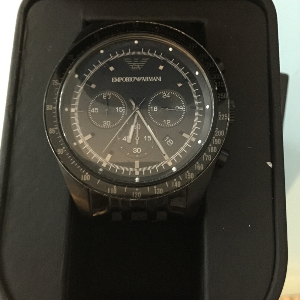 Emporio Armani Sportivo Black Quartz Unisex Watch